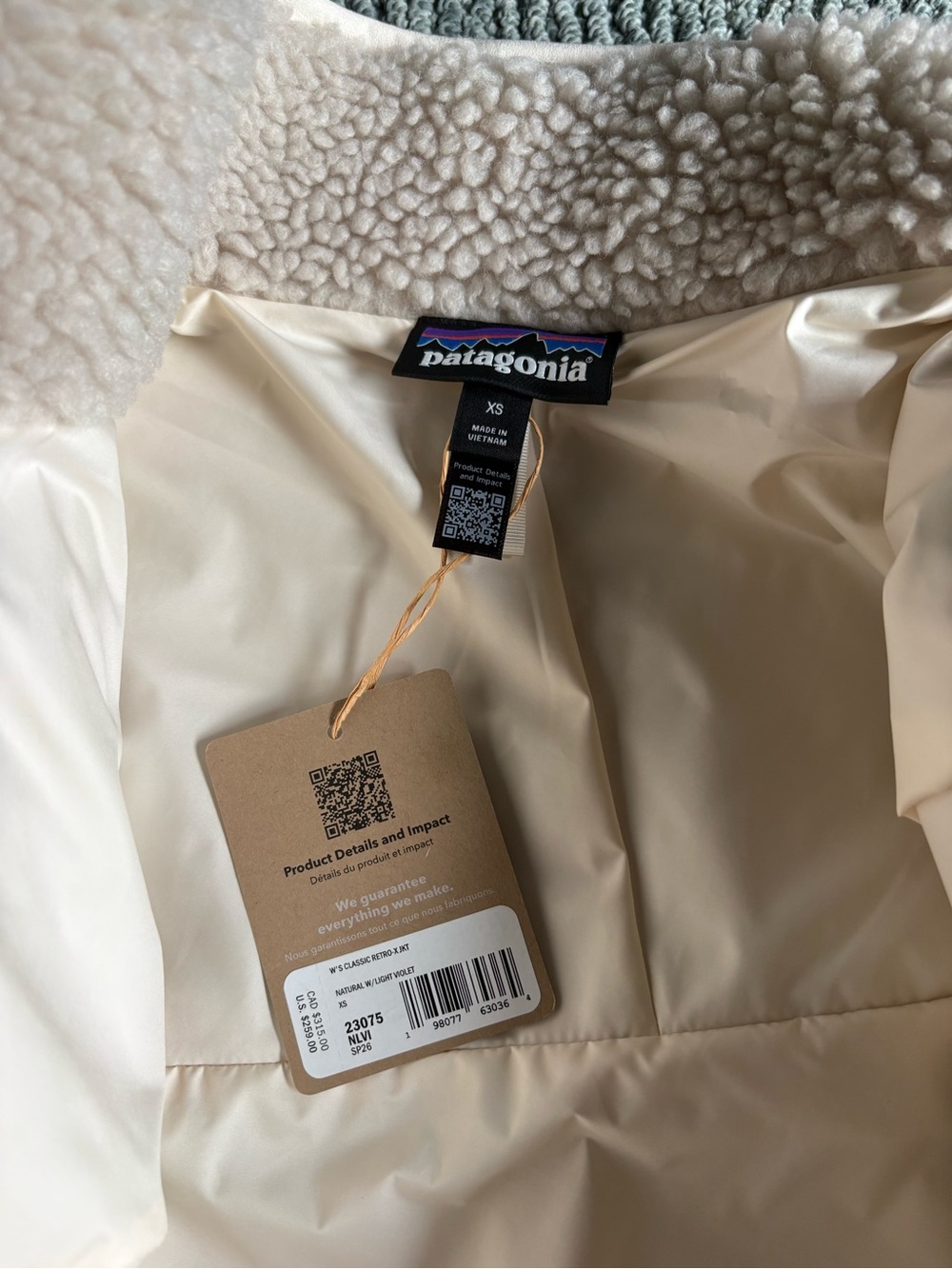 NWT Patagonia Retro-X fleece jacket XS-Small - Picture 2 of 13
